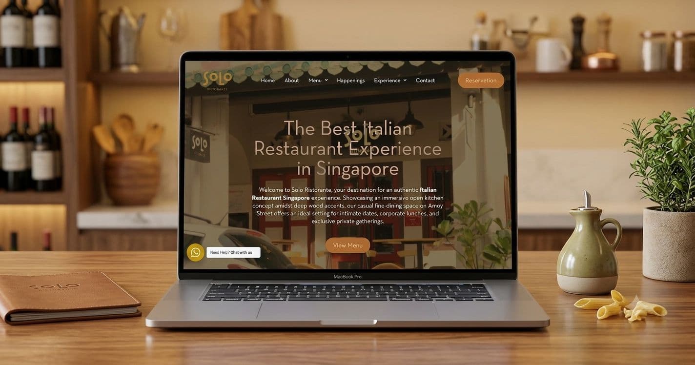 Solo Ristorante - Premium Italian restaurant website